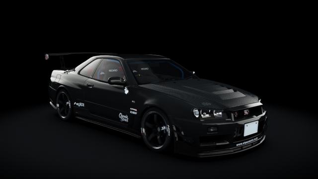 Nissan Skyline GTR R34 Single Turbo Strider.Sp | Redd Tuned для Assetto Corsa