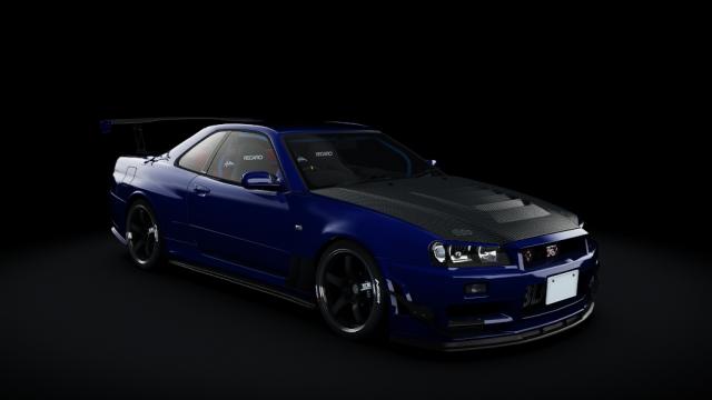 Nissan Skyline GTR R34 Single Turbo Strider.Sp | Redd Tuned для Assetto Corsa