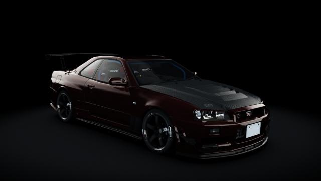 Nissan Skyline GTR R34 Single Turbo Strider.Sp | Redd Tuned для Assetto Corsa