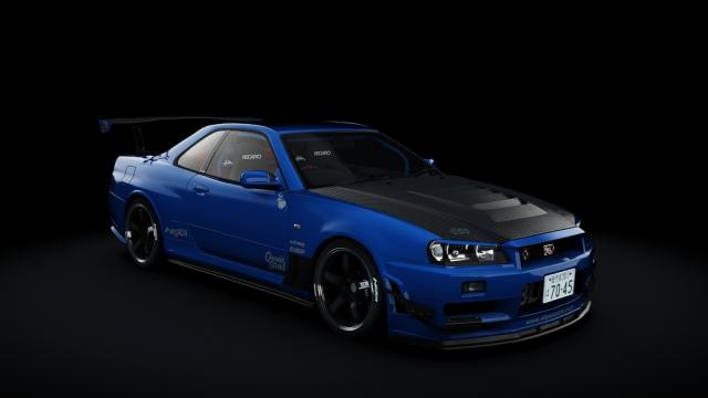 Nissan Skyline GTR R34 Single Turbo Strider.Sp | Redd Tuned для Assetto Corsa