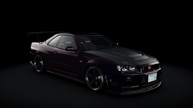 Nissan Skyline GTR R34 Single Turbo Strider.Sp | Redd Tuned для Assetto Corsa
