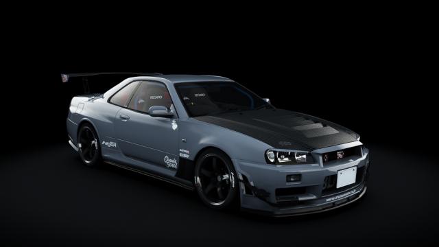 Nissan Skyline GTR R34 Single Turbo Strider.Sp | Redd Tuned для Assetto Corsa