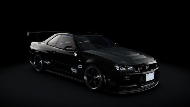 Nissan Skyline GTR R34 Single Turbo Strider.Sp | Redd Tuned для Assetto Corsa