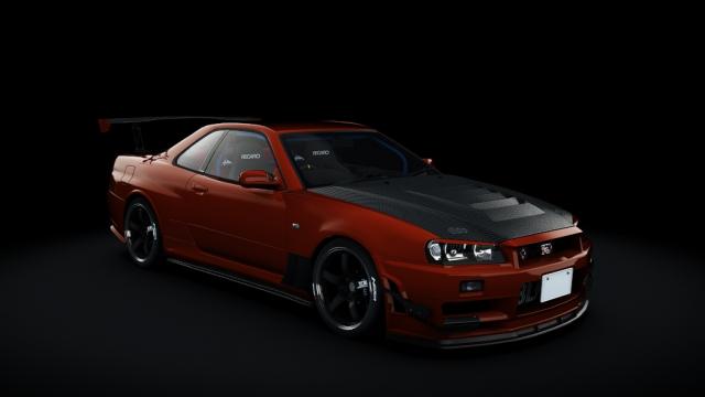 Nissan Skyline GTR R34 Single Turbo Strider.Sp | Redd Tuned для Assetto Corsa