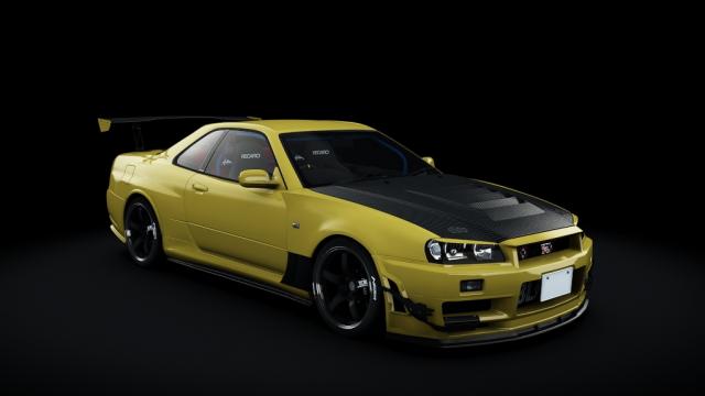 Nissan Skyline GTR R34 Single Turbo Strider.Sp | Redd Tuned для Assetto Corsa