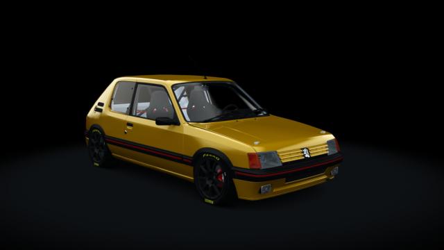 Peugeot 205 GTI 1.9 Gutmann T16v 222cv for Assetto Corsa