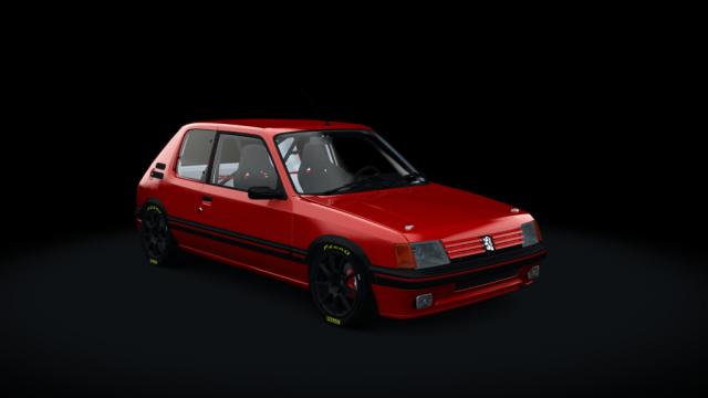 Peugeot 205 GTI 1.9 Gutmann T16v 222cv for Assetto Corsa