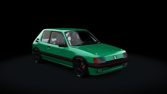 Peugeot 205 GTI 1.9 Gutmann T16v 222cv for Assetto Corsa