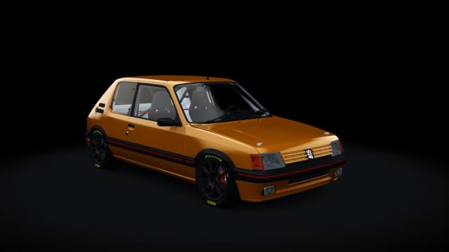 Peugeot 205 GTI 1.9 Gutmann T16v 222cv for Assetto Corsa