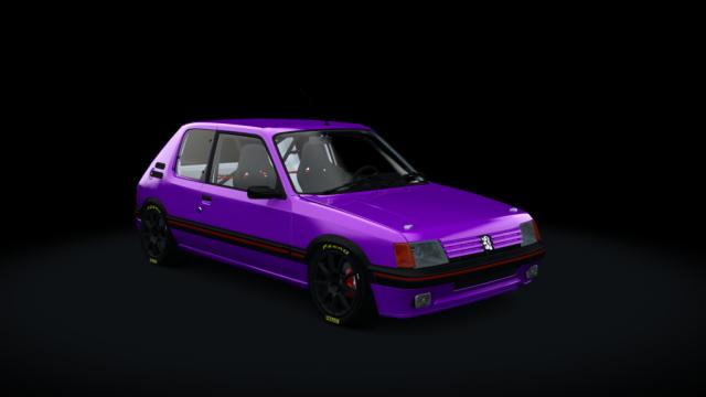 Peugeot 205 GTI 1.9 Gutmann T16v 222cv for Assetto Corsa