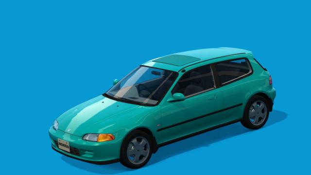 Honda Civic (EG6) Si-R acrm honda civic eg6 REV5 wheel crx delsol 15 для Assetto Corsa