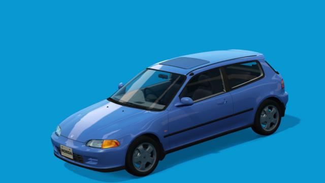 Honda Civic (EG6) Si-R acrm honda civic eg6 REV5 wheel crx delsol 15 для Assetto Corsa