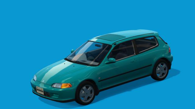 Honda Civic (EG6) Si-R acrm honda civic eg6 REV5 wheel crx delsol 15 для Assetto Corsa