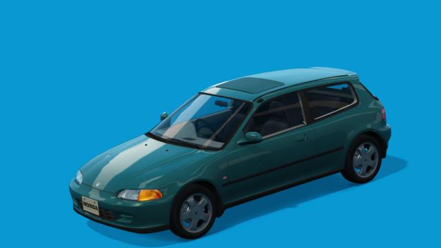 Honda Civic (EG6) Si-R acrm honda civic eg6 REV5 wheel crx delsol 15 для Assetto Corsa