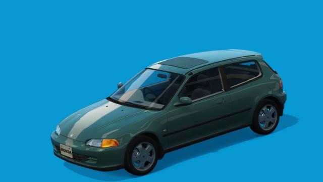 Honda Civic (EG6) Si-R acrm honda civic eg6 REV5 wheel crx delsol 15 для Assetto Corsa