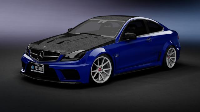 Mercedes Benz C63 AMG для Assetto Corsa
