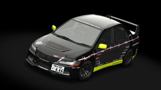Mitsubishi Evo IX Street Demon для Assetto Corsa