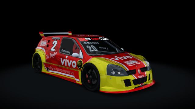 Renault Clio Copa Sprint Car Brasil 2006 для Assetto Corsa