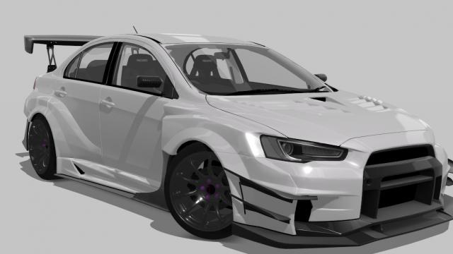 Watashiwa’s Mitsubishi Lancer EVO X for Assetto Corsa