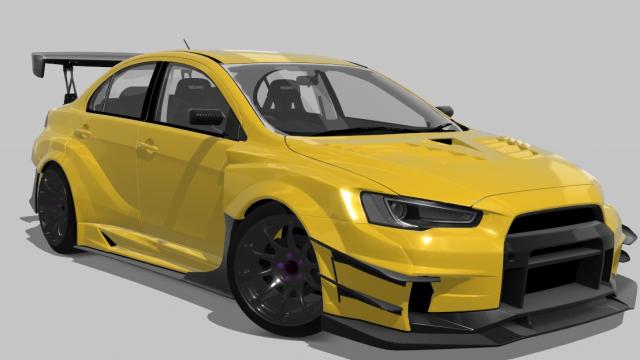 Watashiwa’s Mitsubishi Lancer EVO X for Assetto Corsa