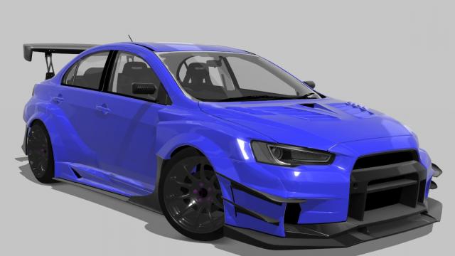 Watashiwa’s Mitsubishi Lancer EVO X for Assetto Corsa