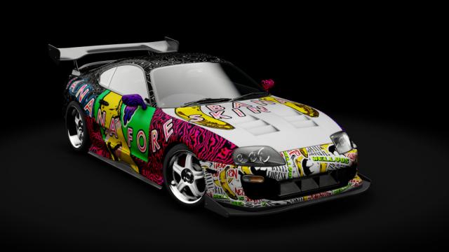 Toyota Supra JZA80 Paris Spec для Assetto Corsa