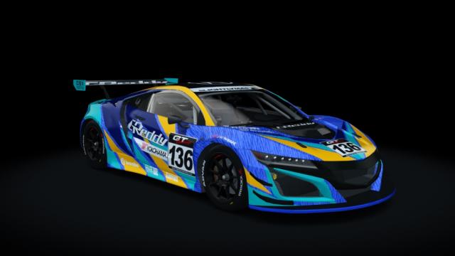 Acura NSX GT3 для Assetto Corsa