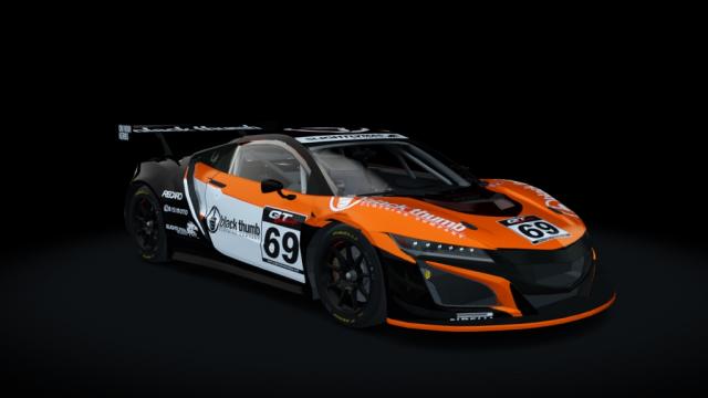Acura NSX GT3 для Assetto Corsa