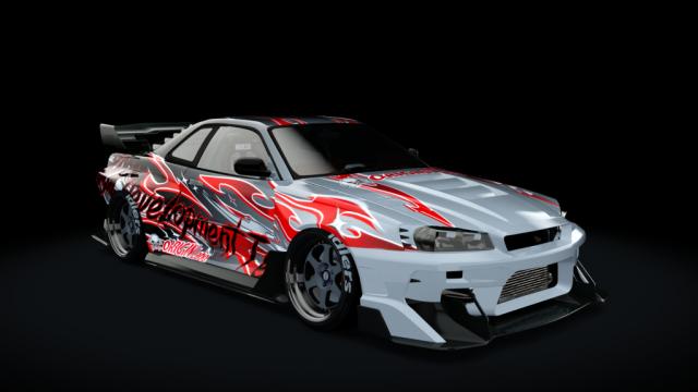 KNM Hycade Nissan Skyline R34 for Assetto Corsa