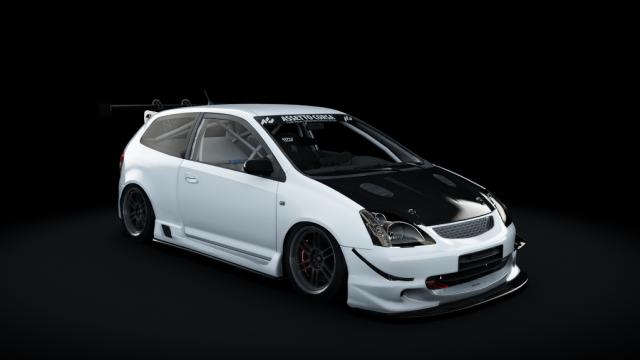 Honda Civic Type R EP3 2001 Turbo для Assetto Corsa