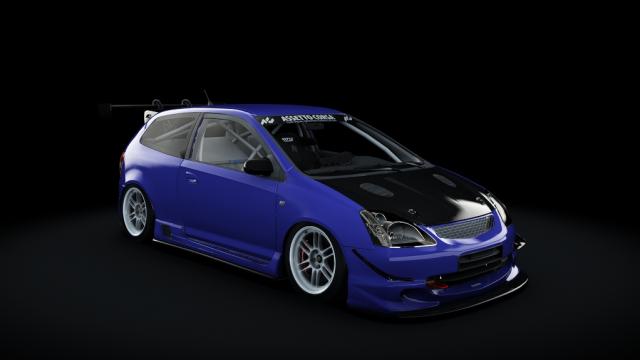 Honda Civic Type R EP3 2001 Turbo для Assetto Corsa