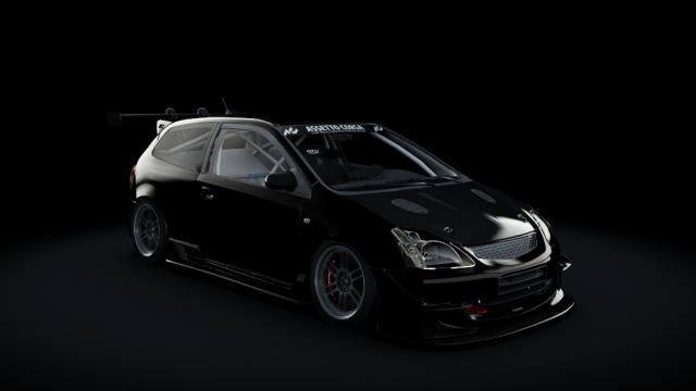 Honda Civic Type R EP3 2001 Turbo для Assetto Corsa
