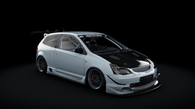 Honda Civic Type R EP3 2001 Turbo для Assetto Corsa