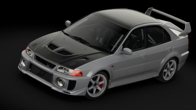 Mitsubishi Lancer Evolution VI | Hugo для Assetto Corsa