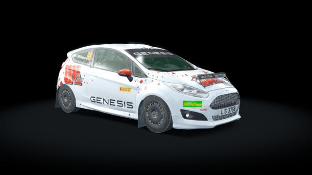 Ford Fiesta EcoBoost R2 версия Rally Gravel by GR.TEAM для Assetto Corsa