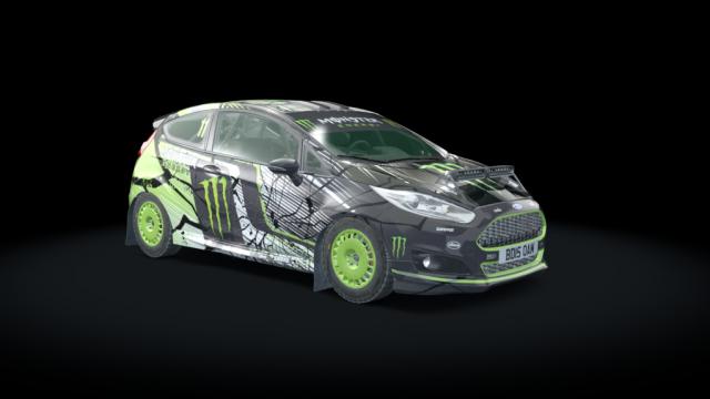 Ford Fiesta EcoBoost R2 версия Rally Gravel by GR.TEAM для Assetto Corsa