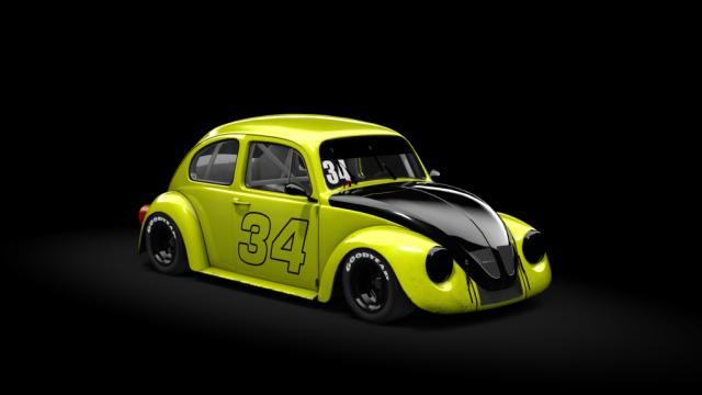 Volkswagen Fusca 1800 для Assetto Corsa