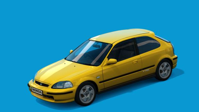 Honda civic ek4 stock 1995-1996 для Assetto Corsa