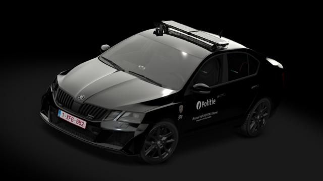 Skoda Octavia RS 2019 BE Police для Assetto Corsa