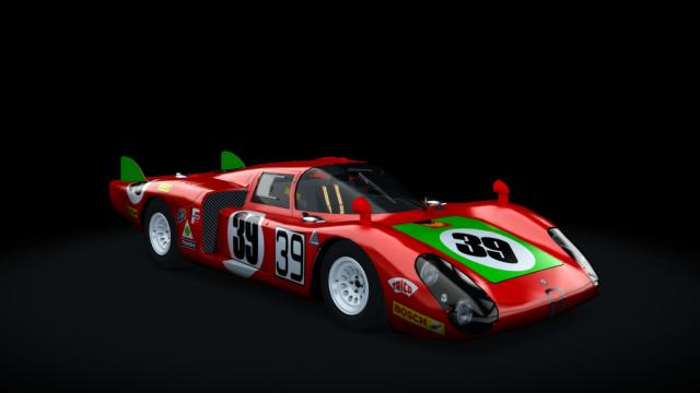 Alfa Romeo T33-2 Longtail for Assetto Corsa