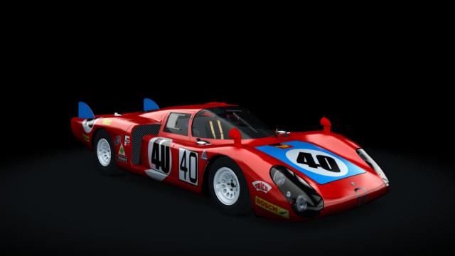 Alfa Romeo T33-2 Longtail for Assetto Corsa