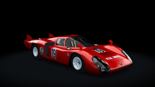 Alfa Romeo T33-2 Longtail for Assetto Corsa