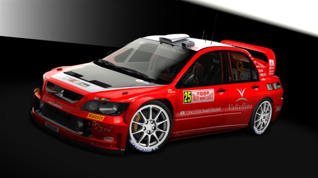 Mitsubishi Lancer EVO WRC05 для Assetto Corsa