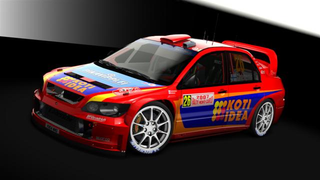 Mitsubishi Lancer EVO WRC05 для Assetto Corsa