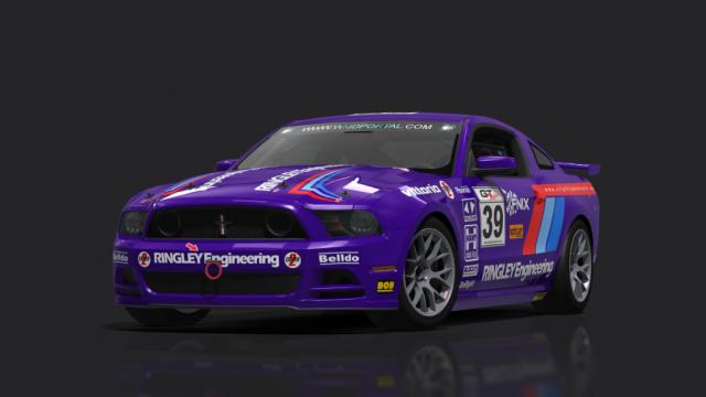 Ford Mustang Boss 302 GT4 для Assetto Corsa