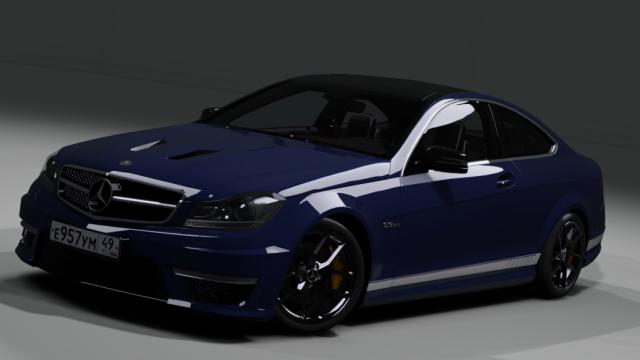 Mercedes-Benz C 63 AMG Coupe для Assetto Corsa
