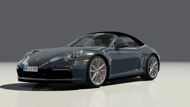 Porsche 992 4S Cabriolet 2020 cwroof for Assetto Corsa