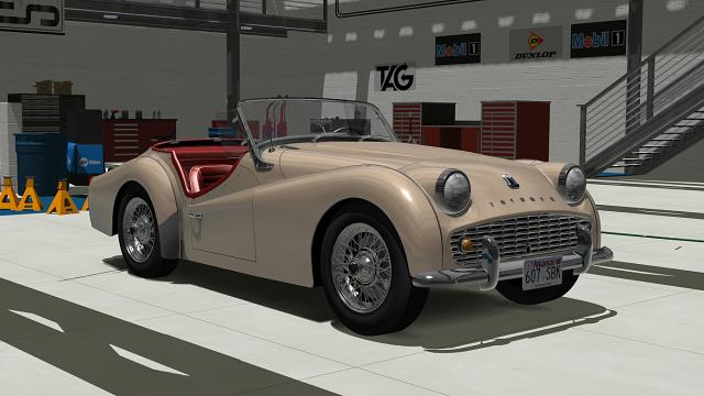 Triumph TR3B (variant) for Assetto Corsa