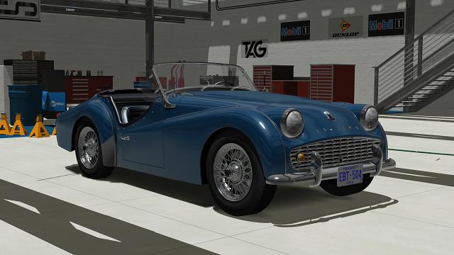 Triumph TR3B (variant) for Assetto Corsa