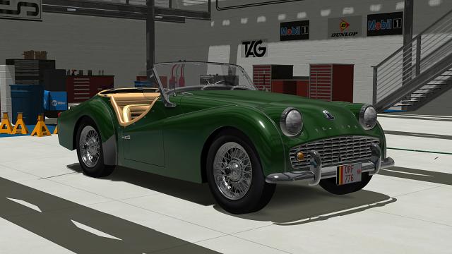 Triumph TR3B (variant) for Assetto Corsa